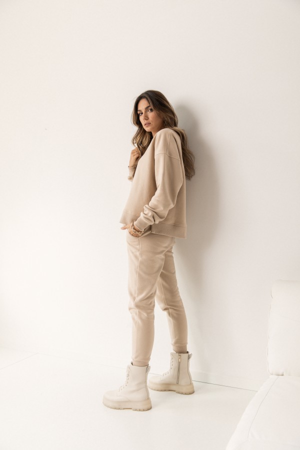 Mia Bluza Dresowa Beige