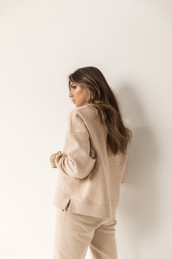Mia Bluza Dresowa Beige