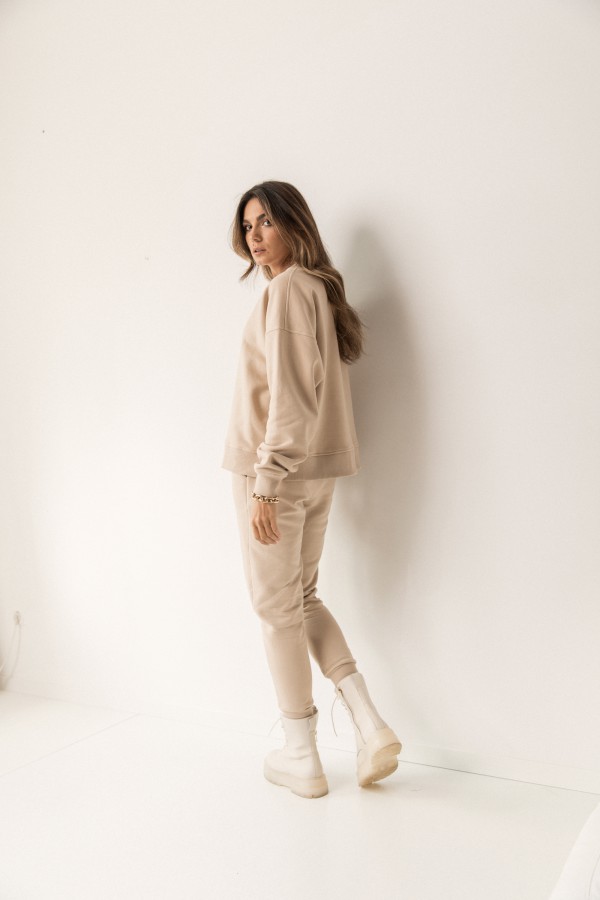 Mia Bluza Dresowa Beige