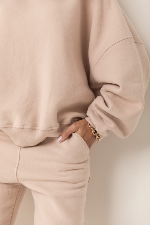 Spodnie Dresowe Joggery Light Beige