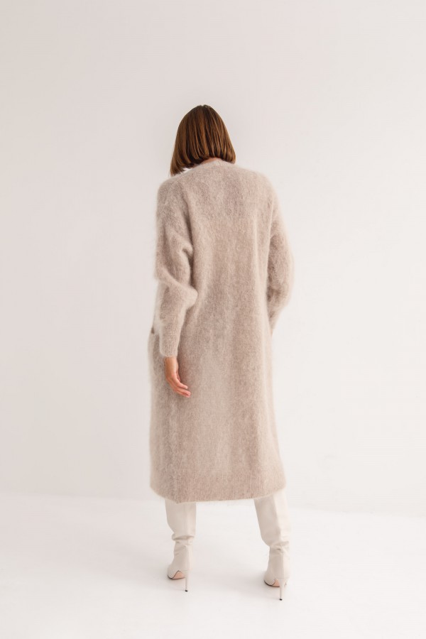 Coline Kardigan Moherowy Beige Premium