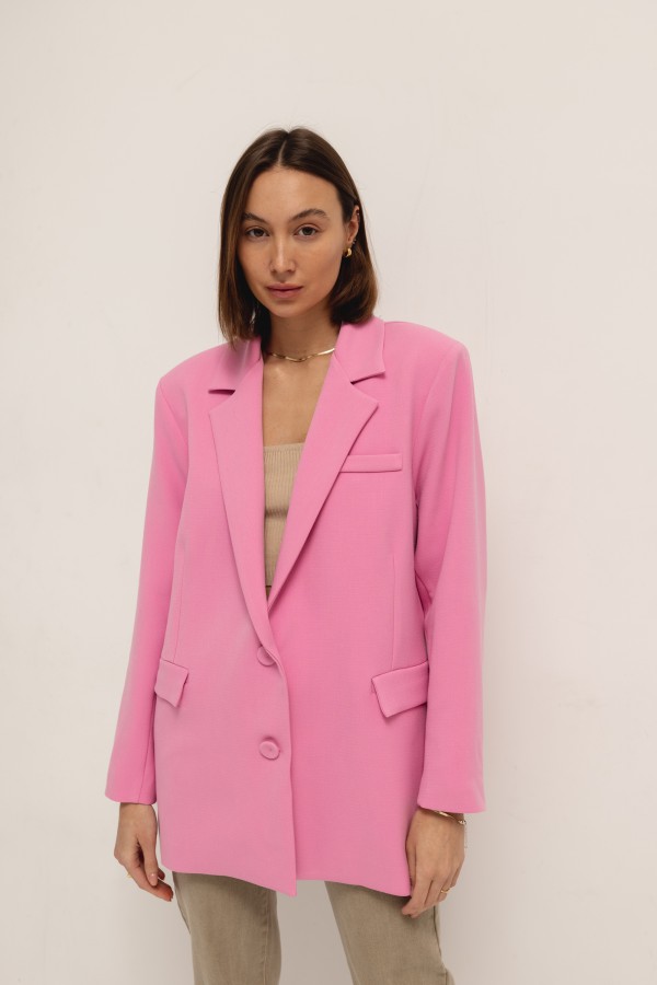 Cleo Marynarka Oversize Róż