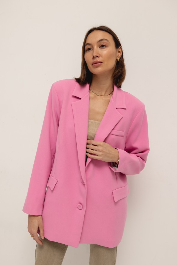 Cleo Marynarka Oversize Róż