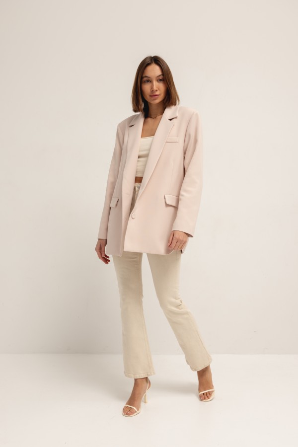 Cleo Marynarka Oversize Beż