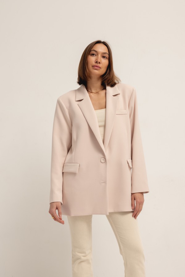 Cleo Marynarka Oversize Beż