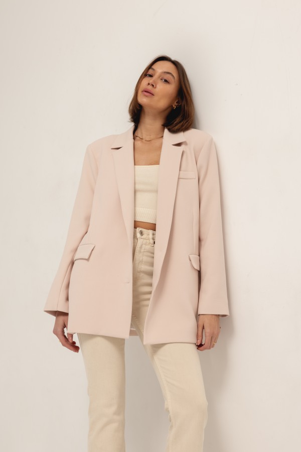 Cleo Marynarka Oversize Beż