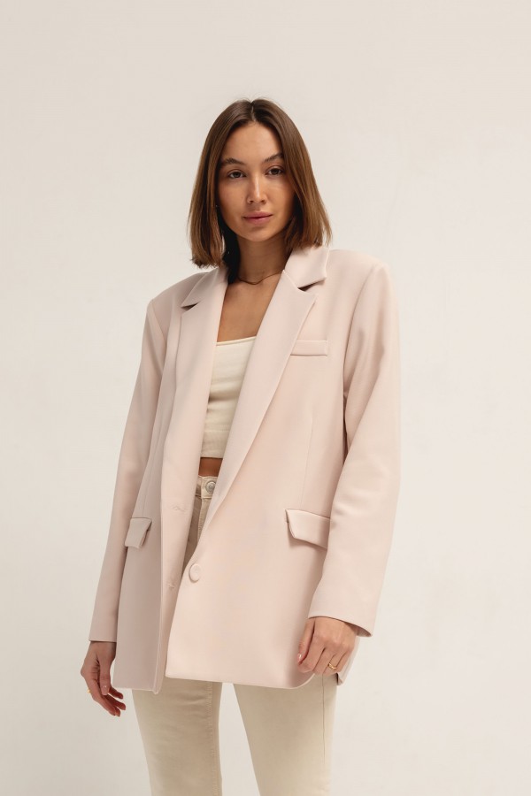Cleo Marynarka Oversize Beż