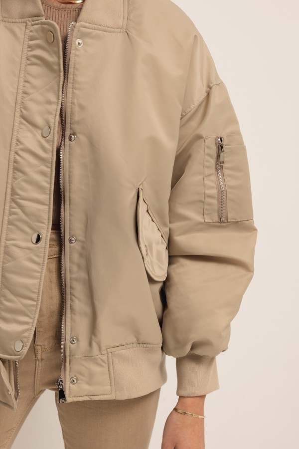 8113 Kurtka Bomber Beż