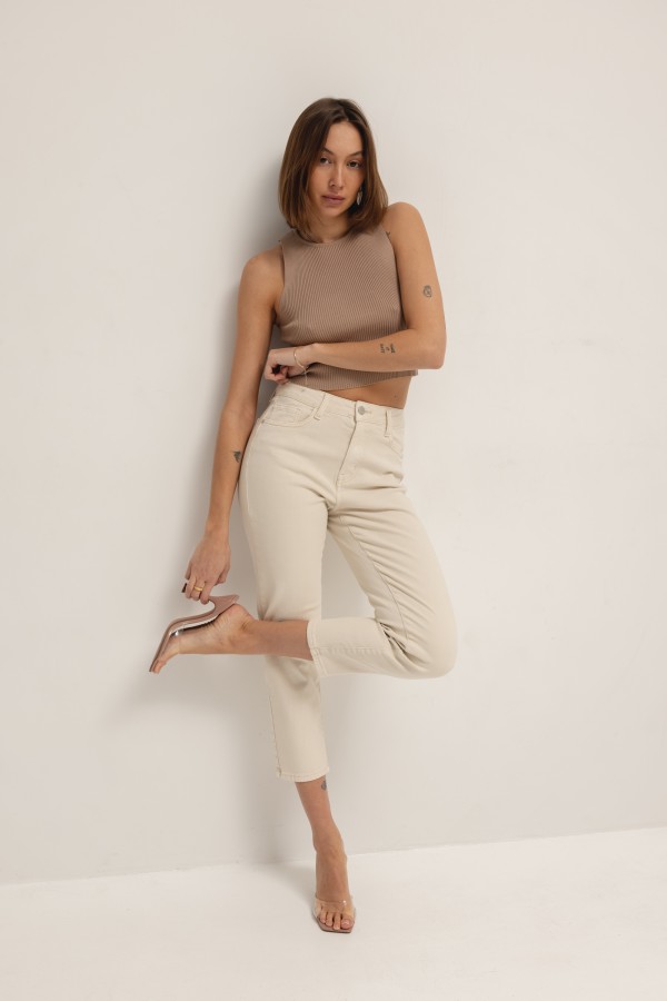 RD1824 Spodnie Jeansowe Mom Fit